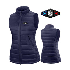 WWV001-Heated Vest for Women-Navy blue