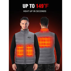 WMV001-Heated Vest for Men-Grey