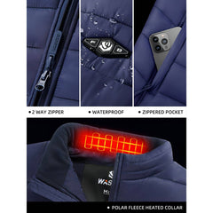 WMV001-Heated Vest for Men-Navy blue