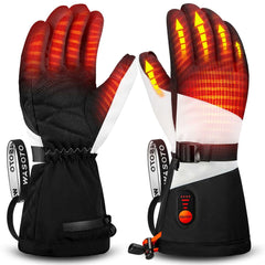 WG003  Heated Classic Gloves-Black&White-New