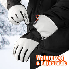 WG004  Heated Classic Gloves-Black&White-New